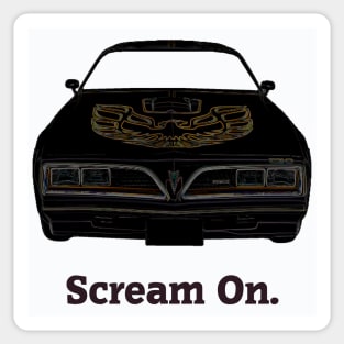 Scream On Sticker